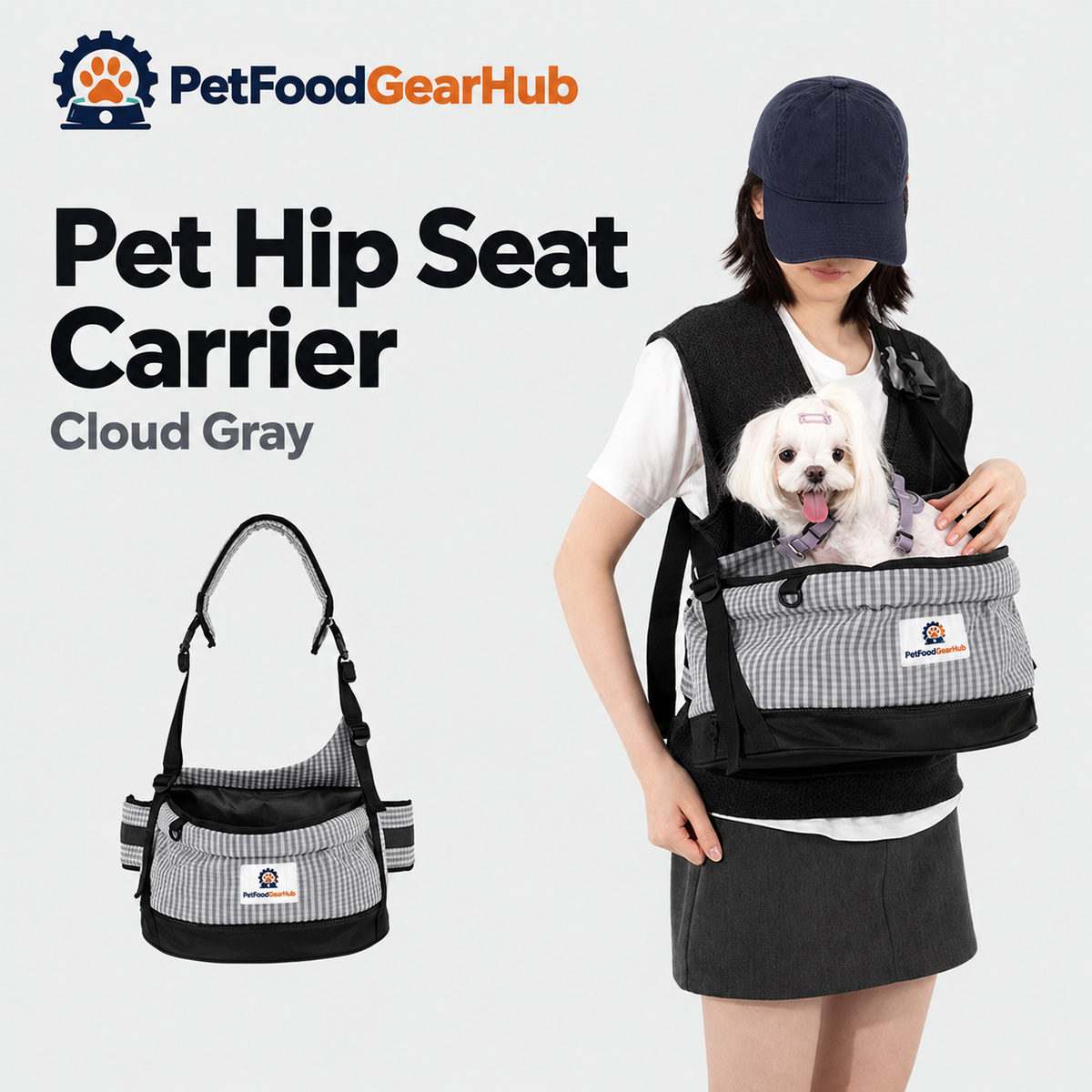 PetFoodGearHub Pet Hip Seat Carrier - Pet Hip Seat Carrier