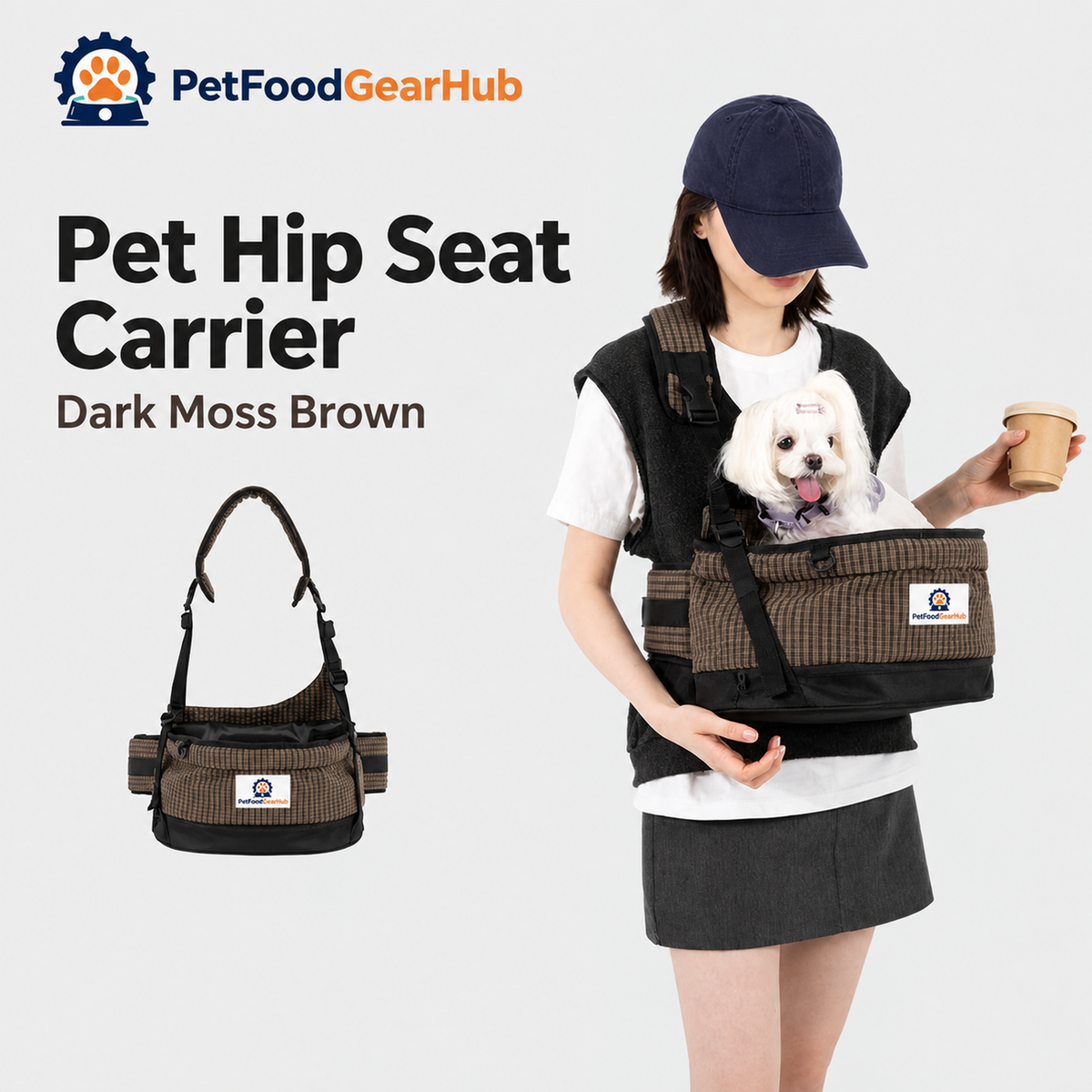 PetFoodGearHub Pet Hip Seat Carrier - Pet Hip Seat Carrier