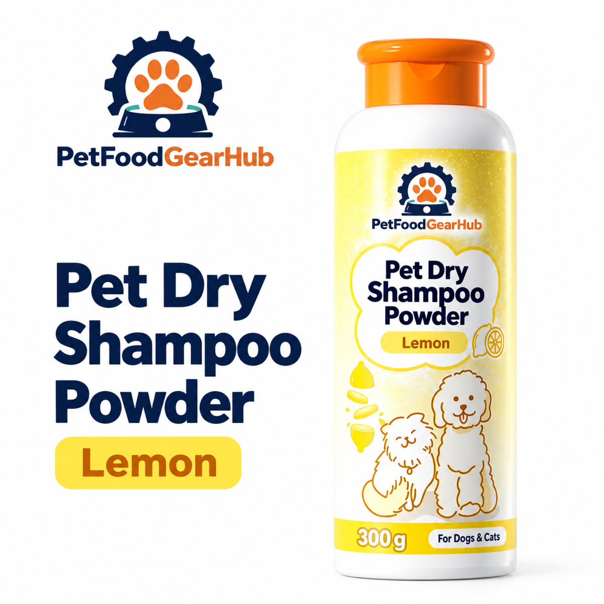 PetFoodGearHub pet dry shampoo product view