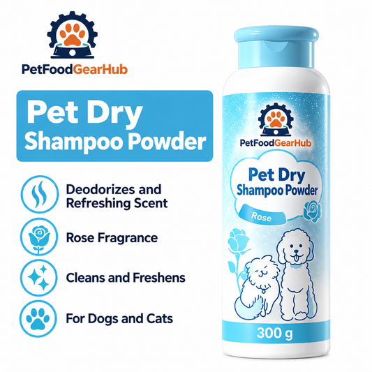 PetFoodGearHub pet dry shampoo product view
