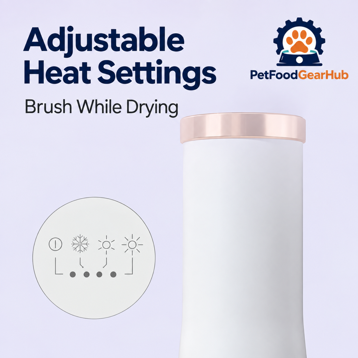 PetFoodGearHub pet dryer brushes product view