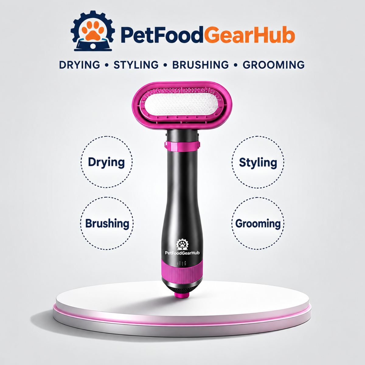 PetFoodGearHub pet dryer brushes product view
