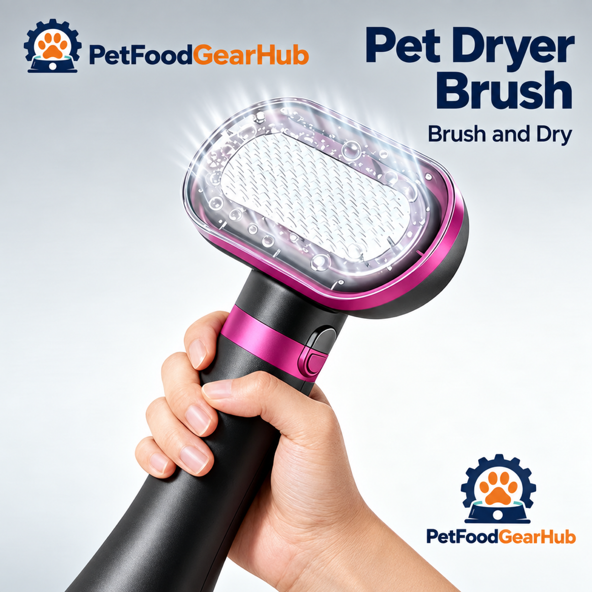 PetFoodGearHub pet dryer brushes product view