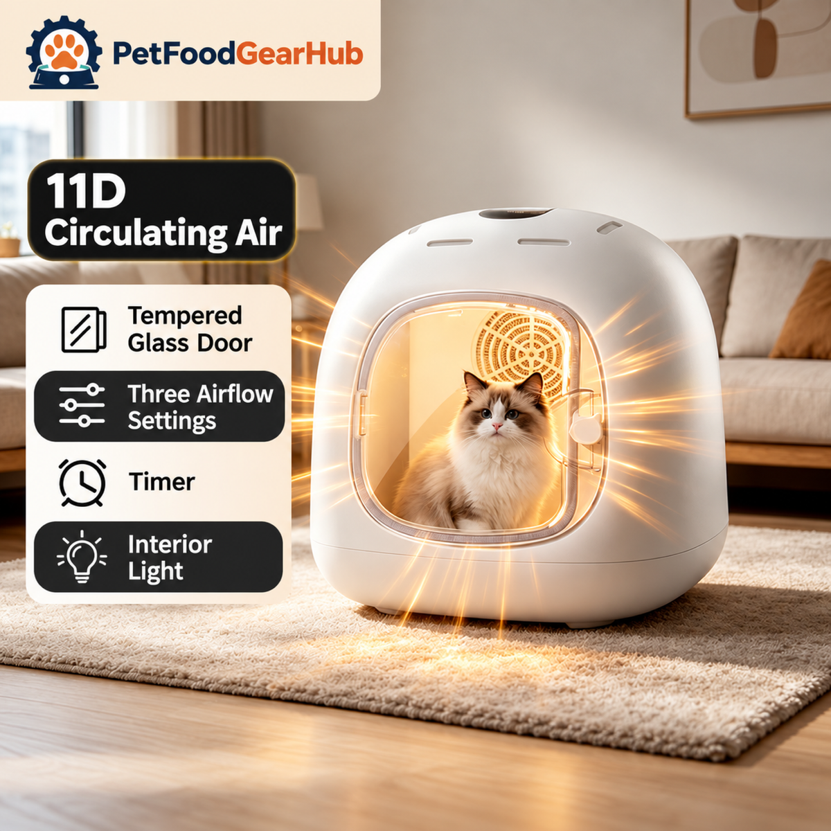 PetFoodGearHub pet drying boxes product view
