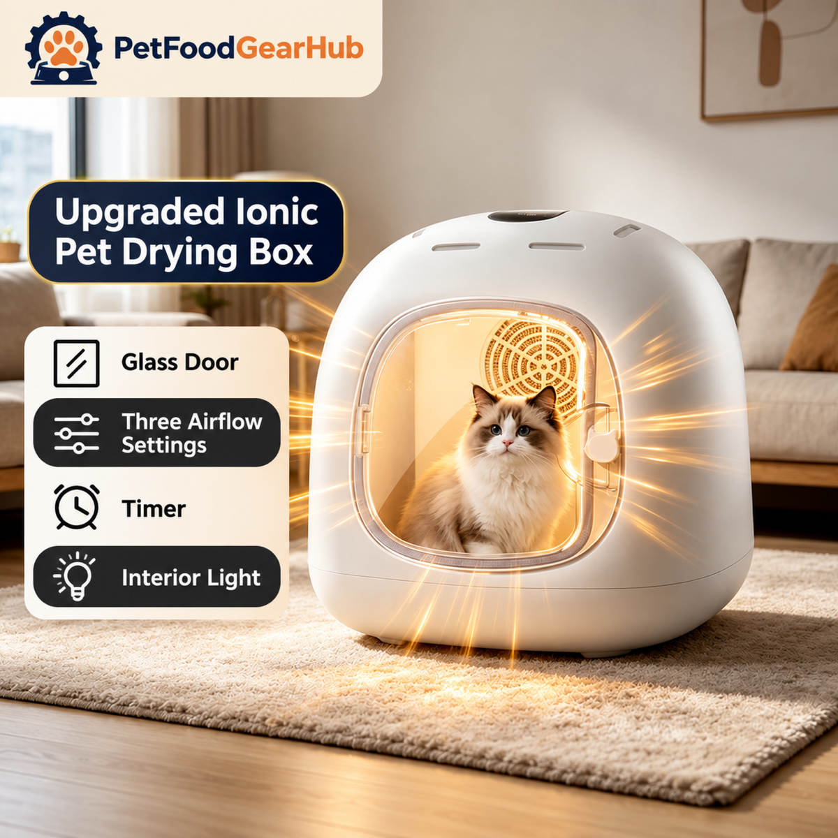 PetFoodGearHub pet drying boxes product view