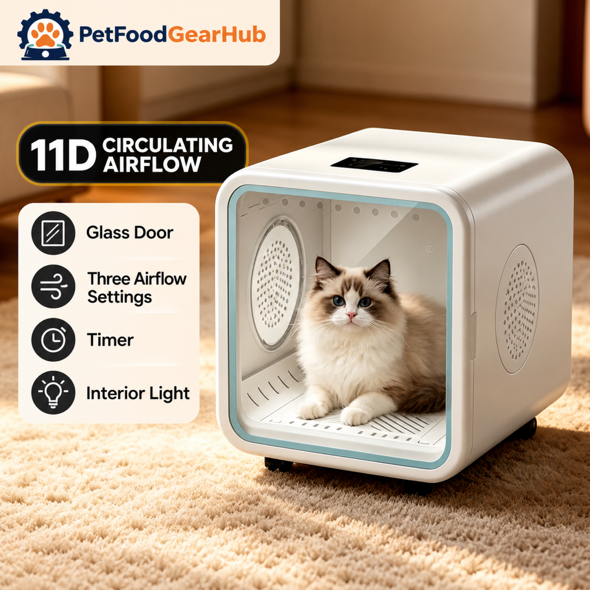 PetFoodGearHub pet drying boxes product view
