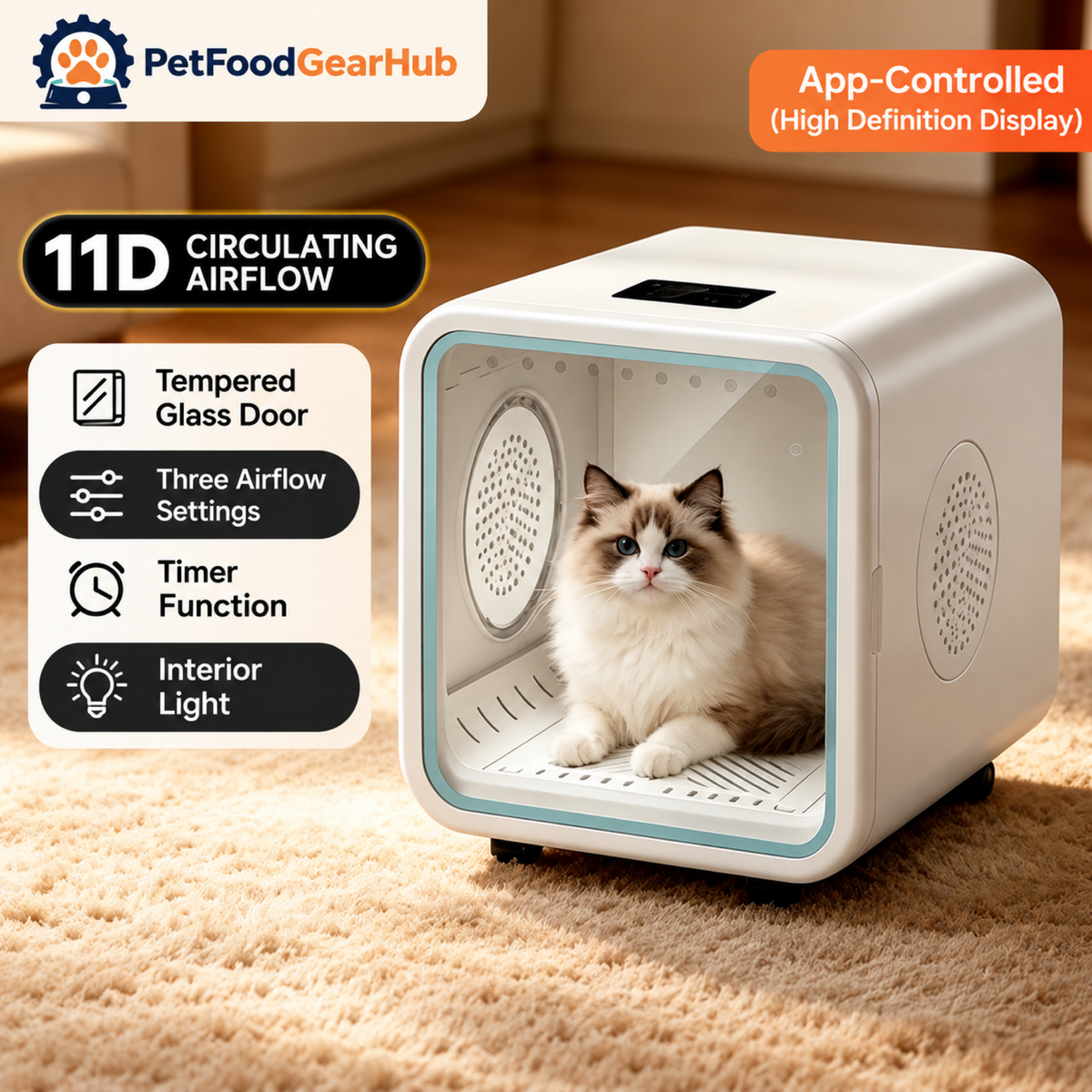 PetFoodGearHub pet drying boxes product view