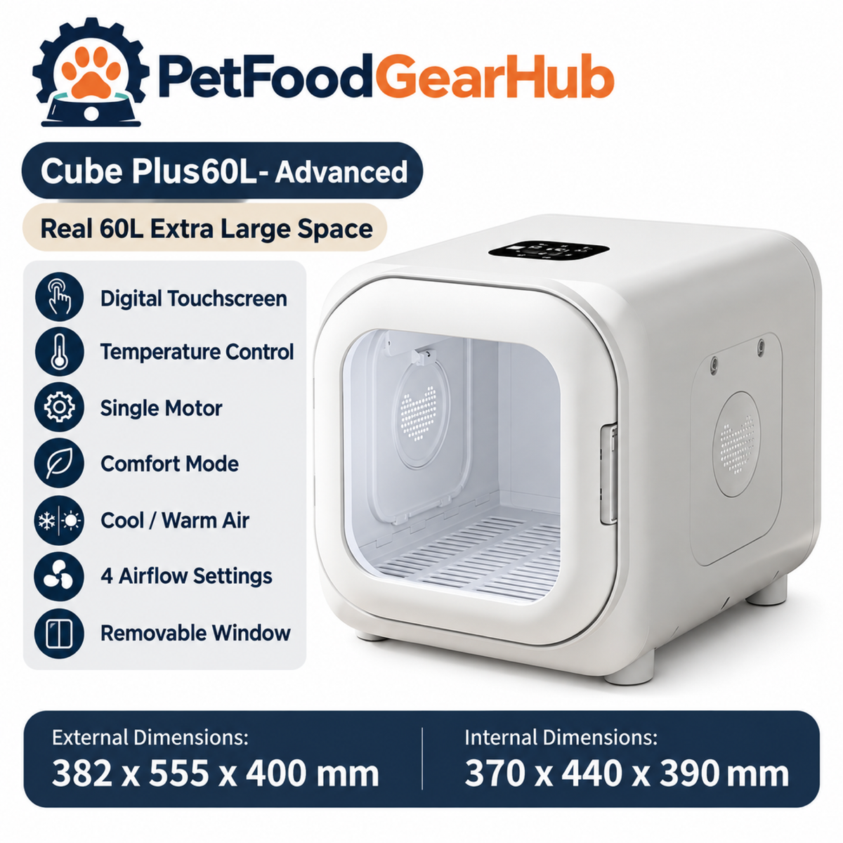 PetFoodGearHub pet drying boxes product view