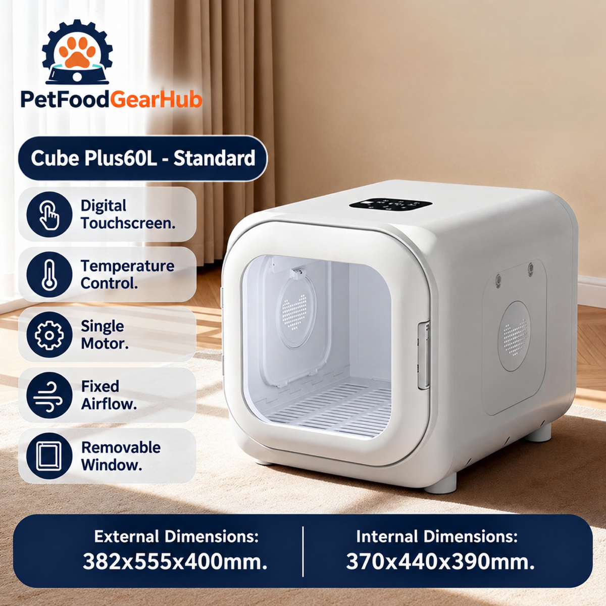 PetFoodGearHub pet drying boxes product view