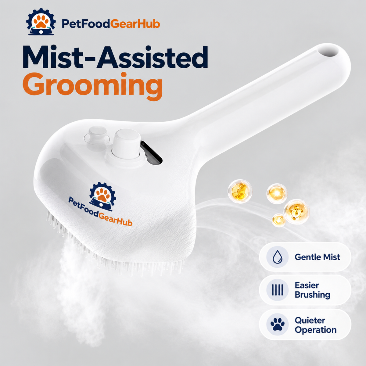 PetFoodGearHub Mist-Assisted Grooming