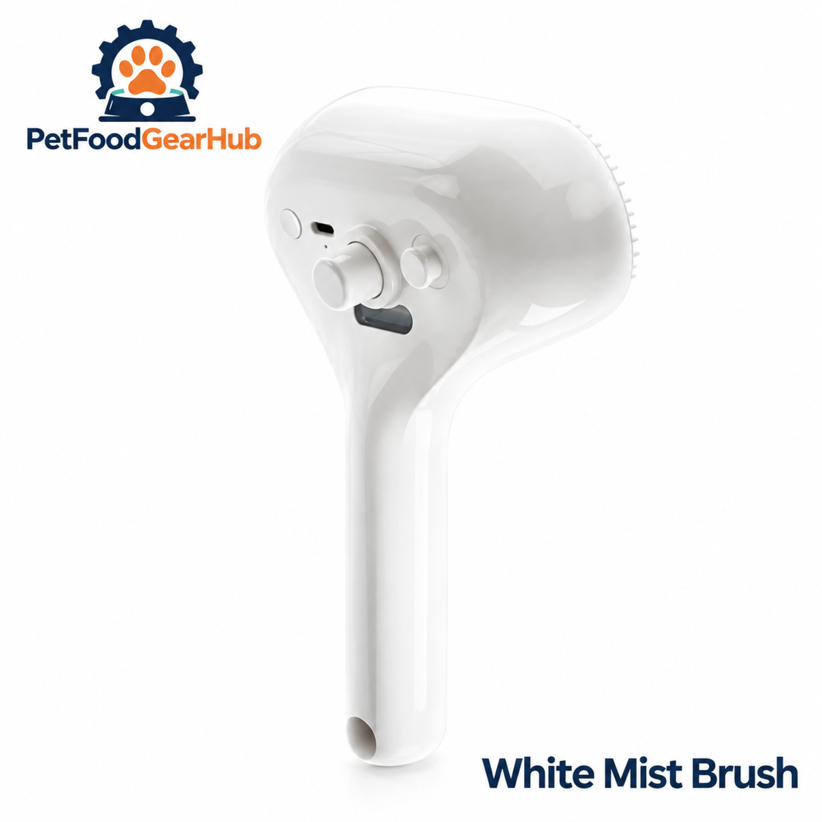 PetFoodGearHub White Mist Brush