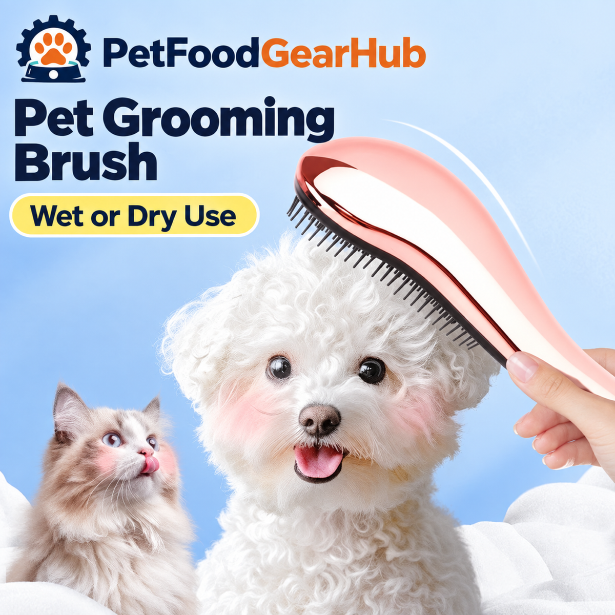 PetFoodGearHub pet grooming brushes product view