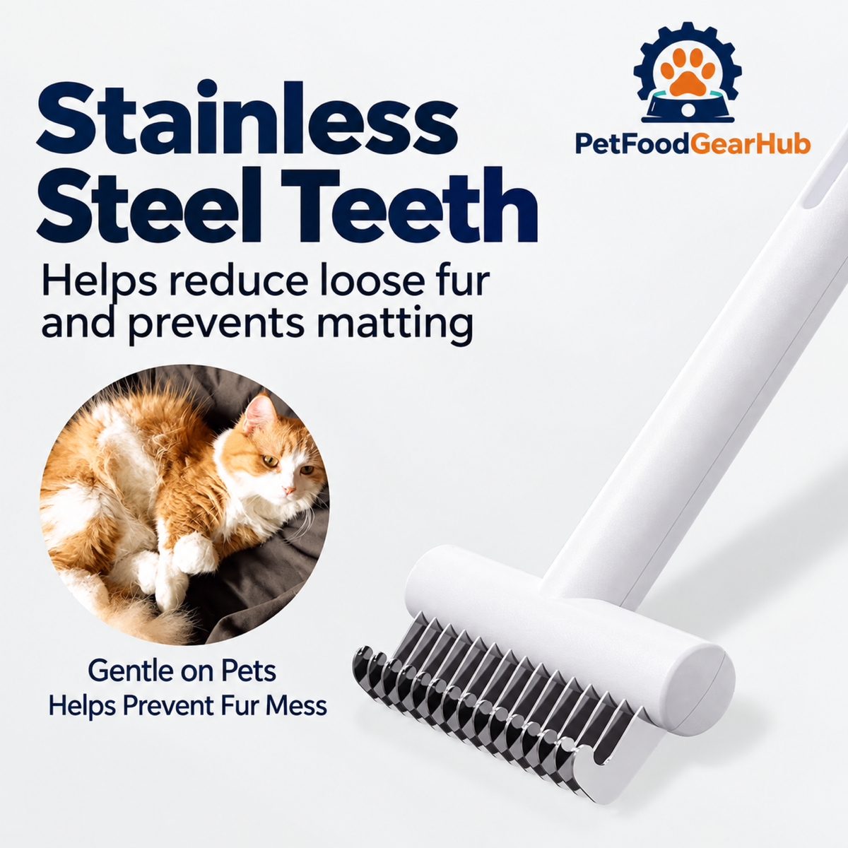 PetFoodGearHub Stainless Steel Teeth