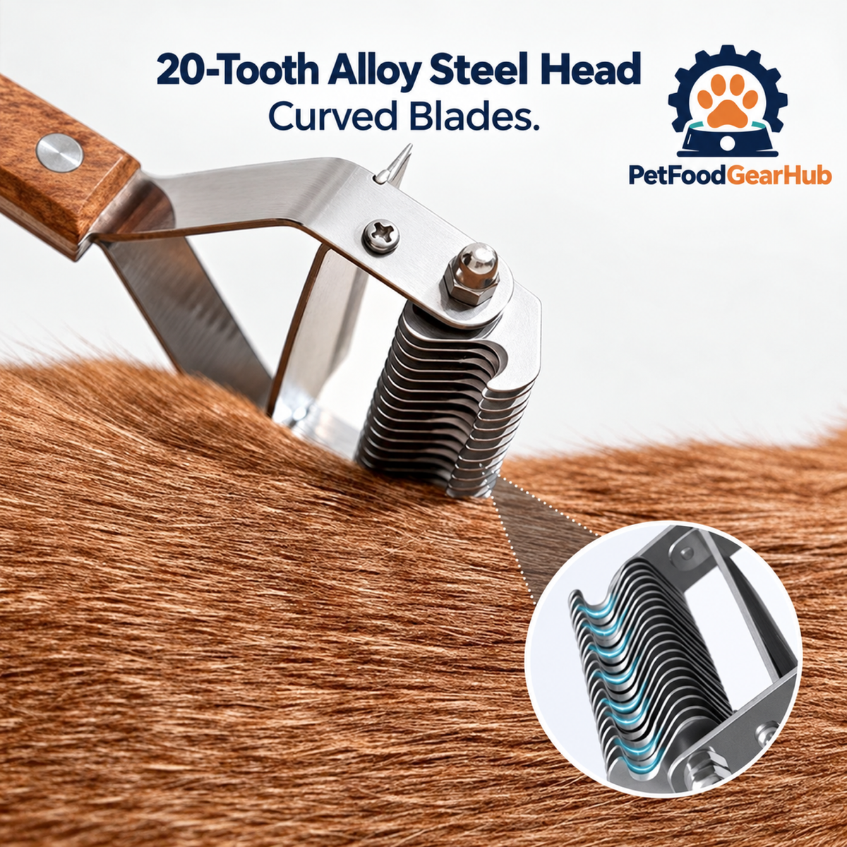 PetFoodGearHub 20-Tooth Alloy Steel Head