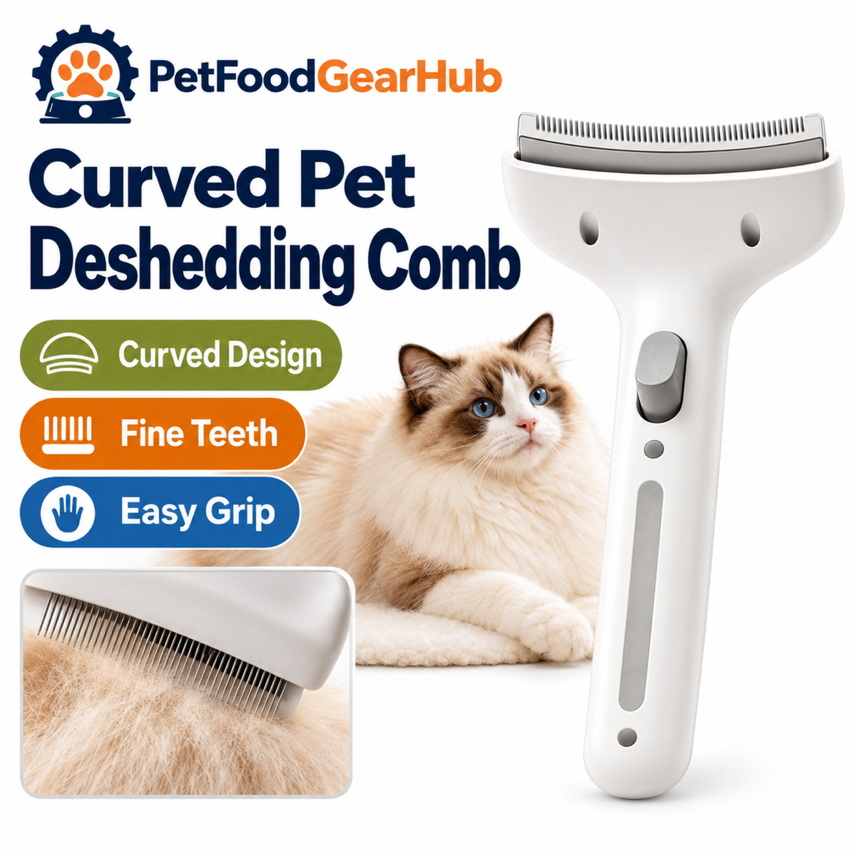PetFoodGearHub pet grooming combs product view