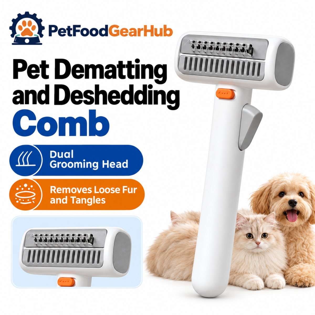PetFoodGearHub pet grooming combs product view