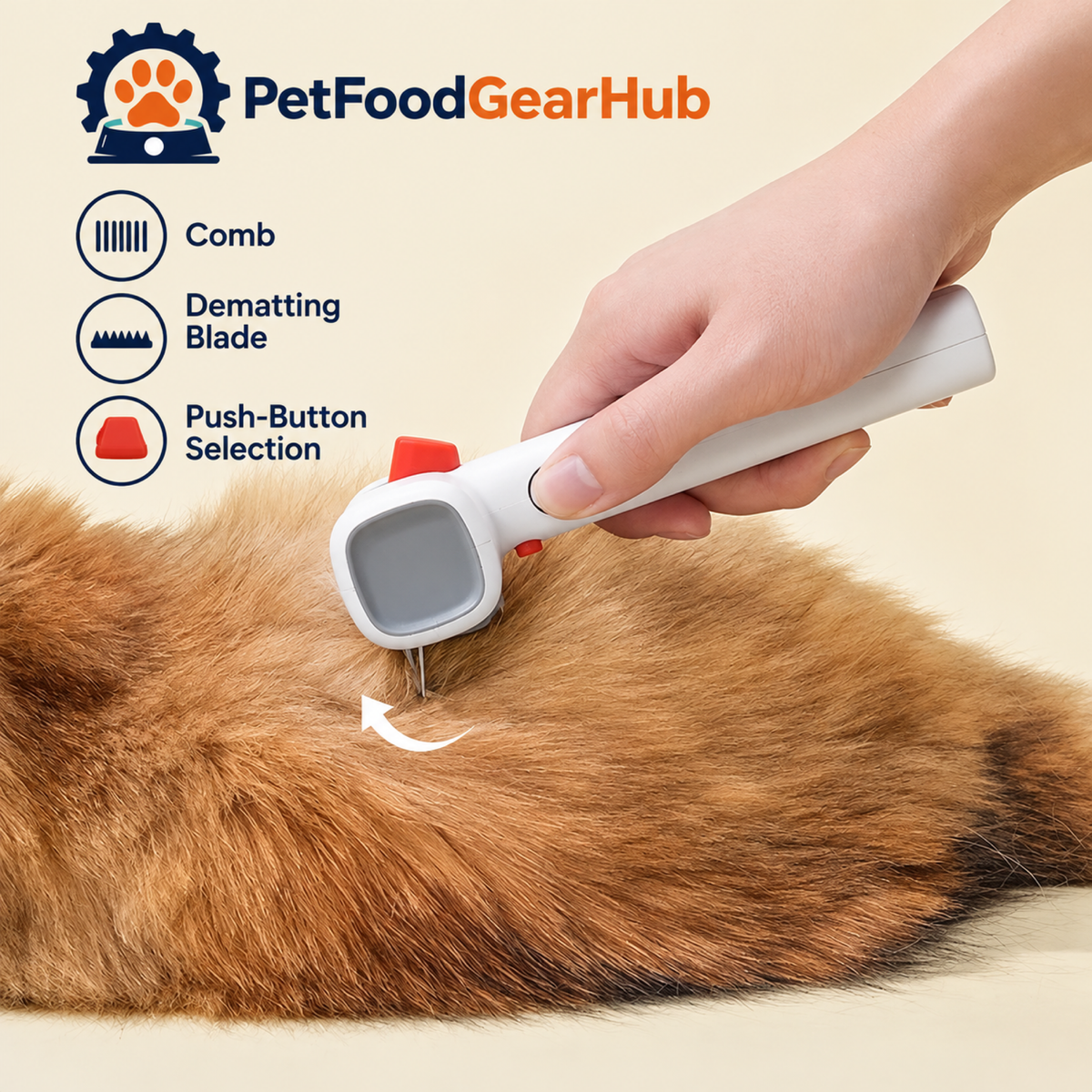 PetFoodGearHub pet grooming combs product view