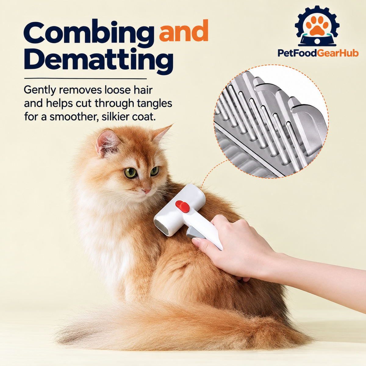 PetFoodGearHub pet grooming combs product view