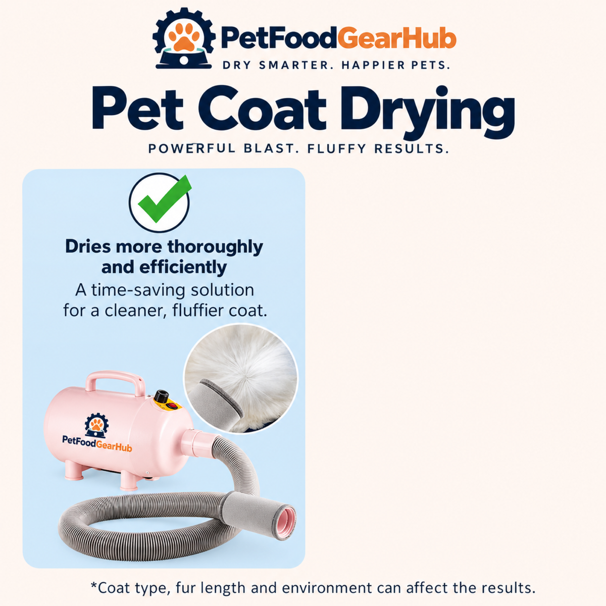 PetFoodGearHub pet grooming dryers product view