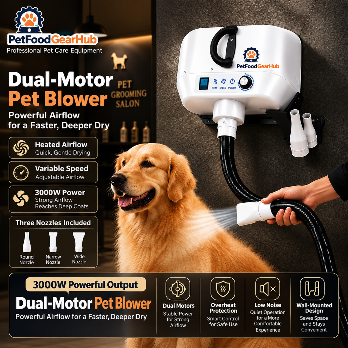 PetFoodGearHub pet grooming dryers product view