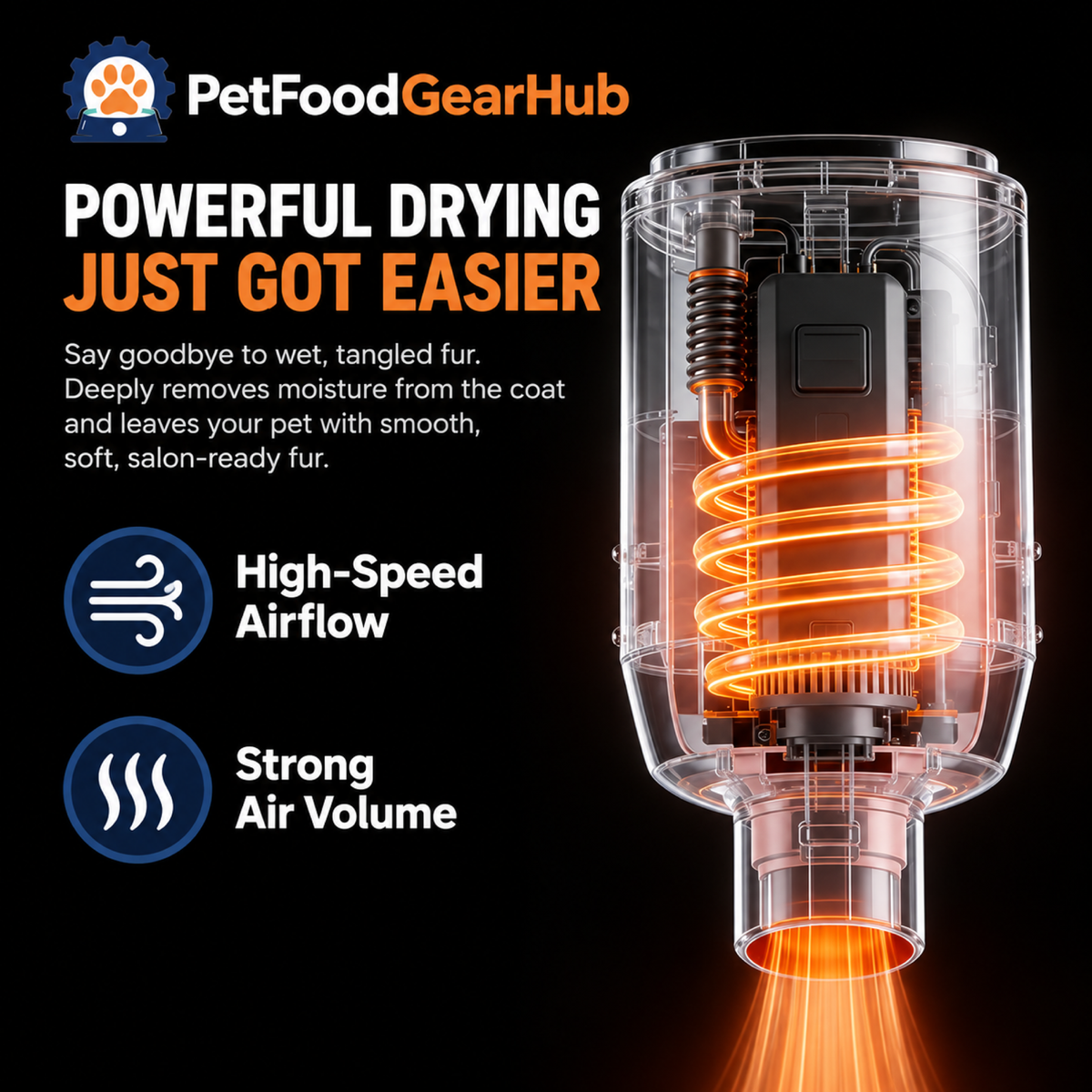 PetFoodGearHub pet grooming dryers product view