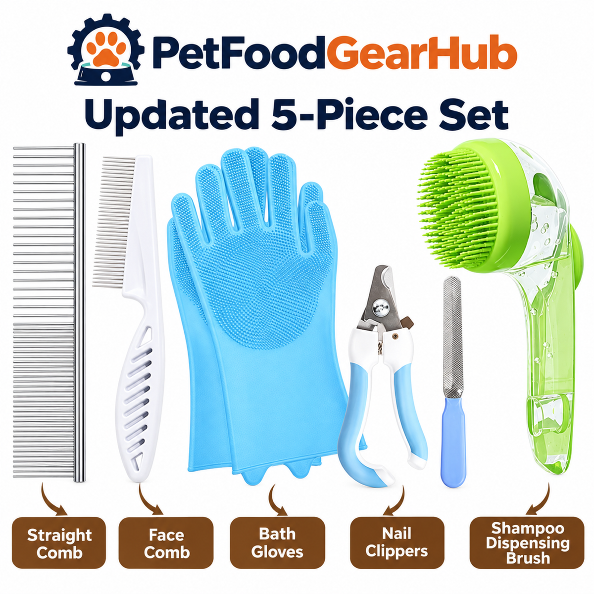 PetFoodGearHub pet grooming sets product view