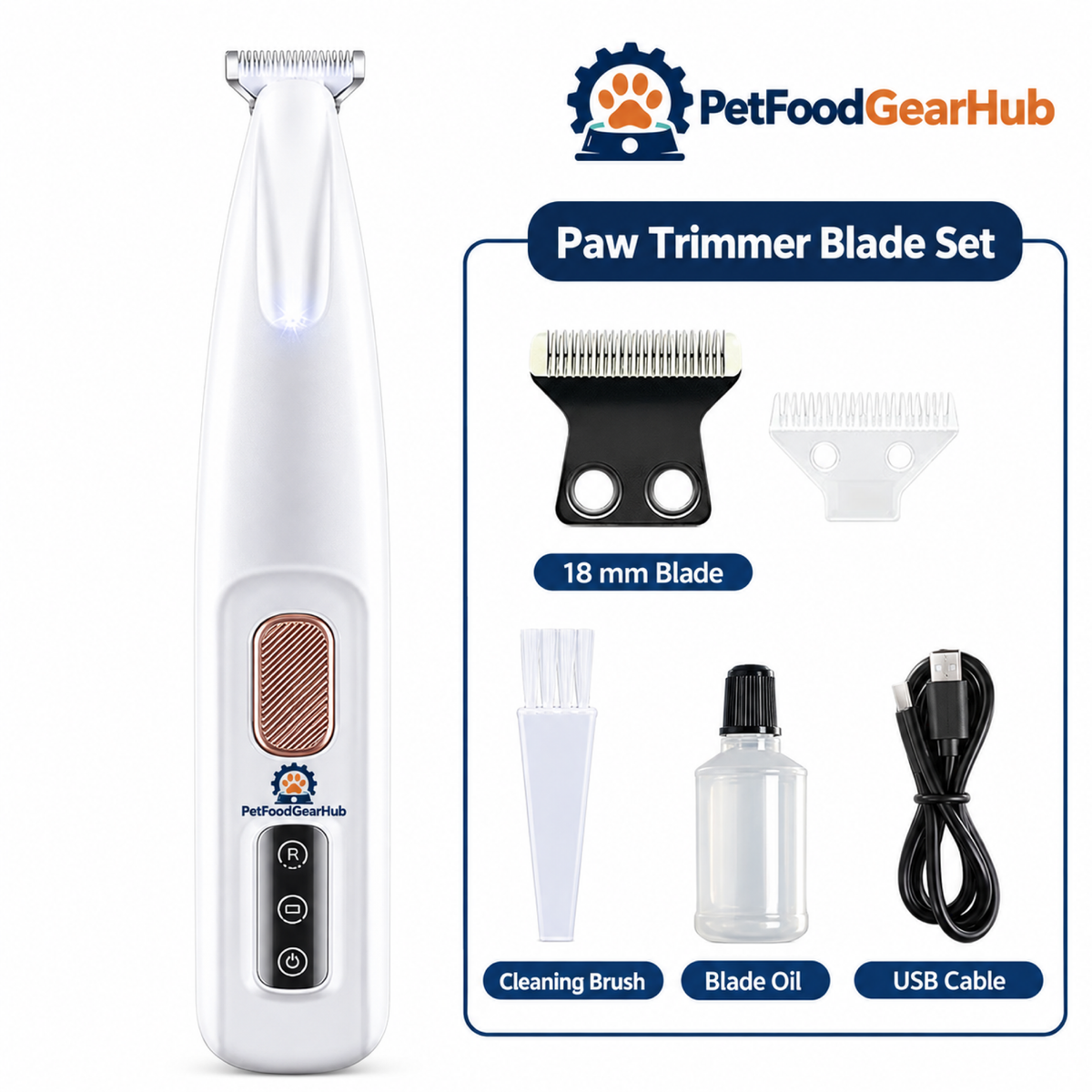 PetFoodGearHub Paw Trimmer Blade Set