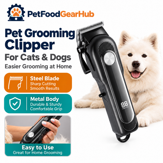 PetFoodGearHub Pet Grooming Clipper
