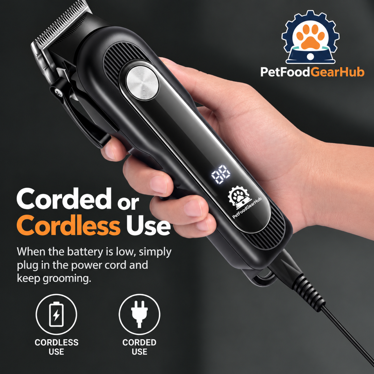 PetFoodGearHub Corded or Cordless Use