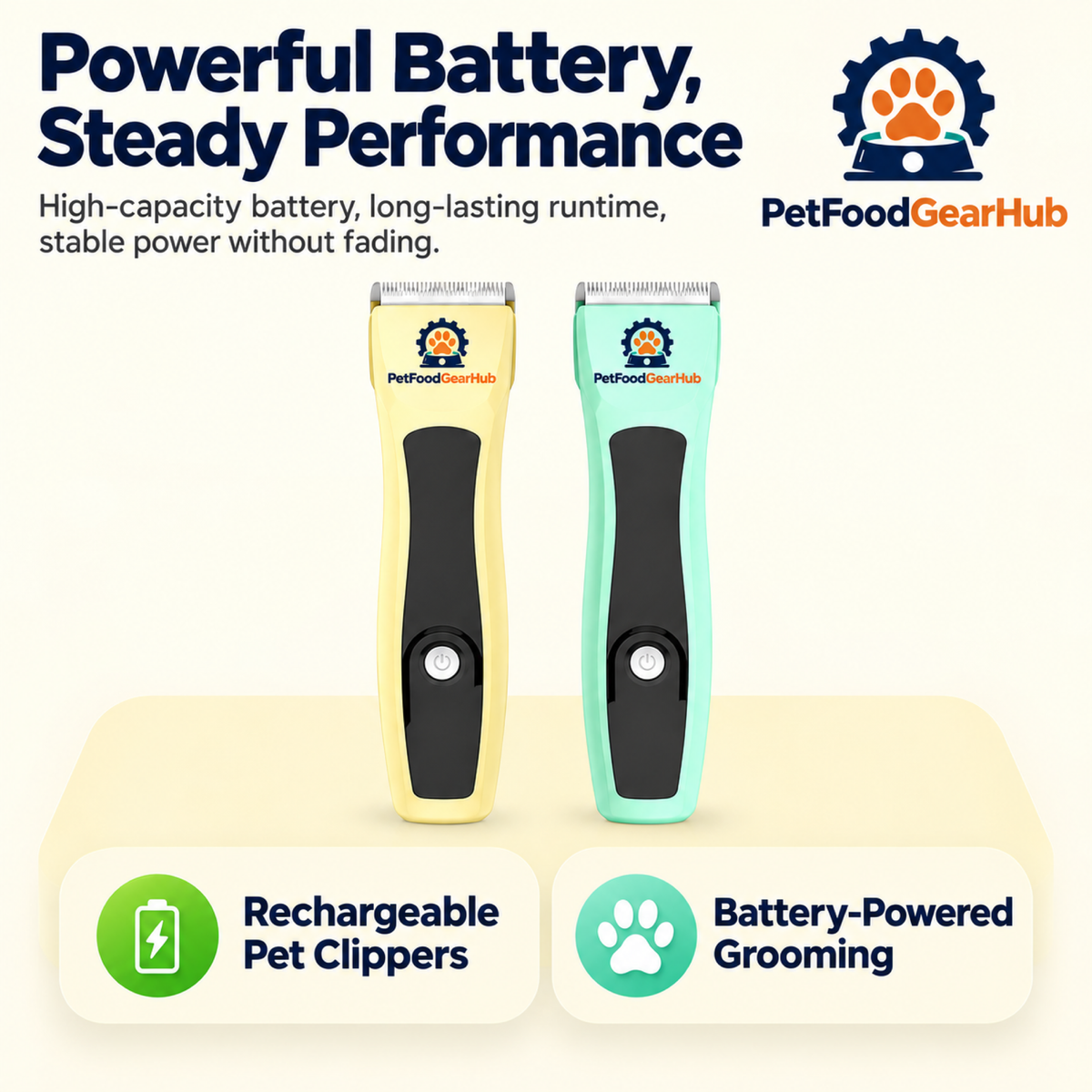 PetFoodGearHub pet hair clippers product view