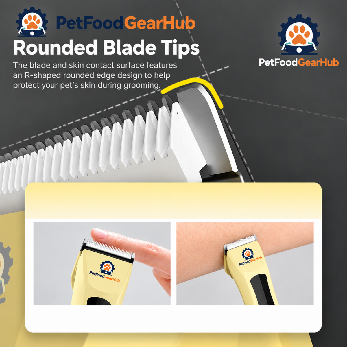 PetFoodGearHub pet hair clippers product view