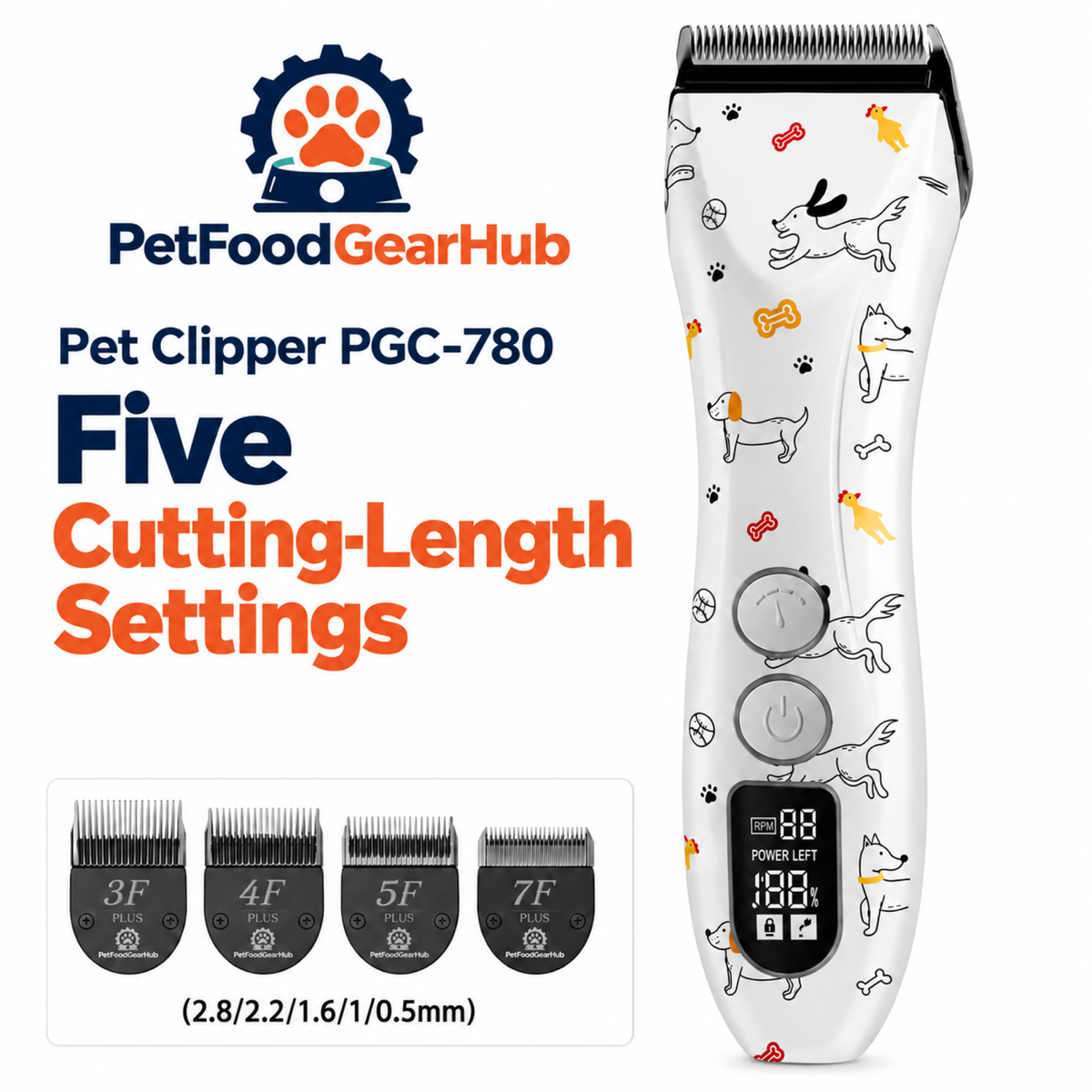 PetFoodGearHub pet hair clippers product view