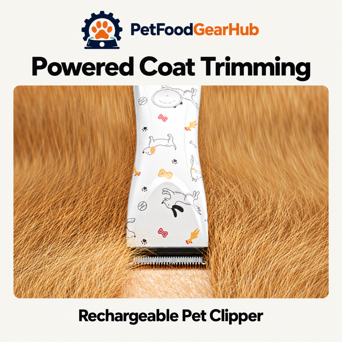 PetFoodGearHub pet hair clippers product view