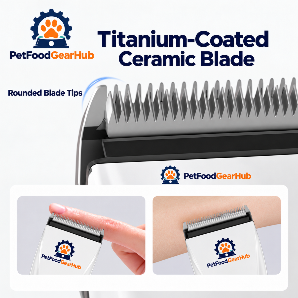 PetFoodGearHub pet hair clippers product view