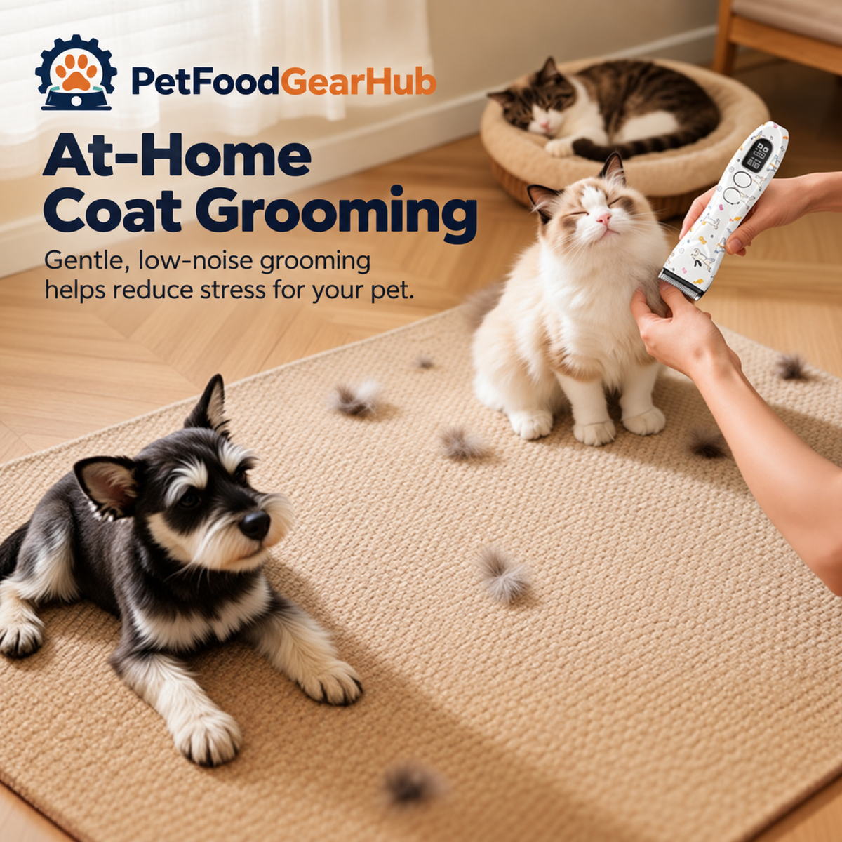 PetFoodGearHub pet hair clippers product view