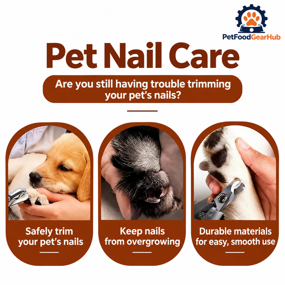 PetFoodGearHub pet nail clippers product view