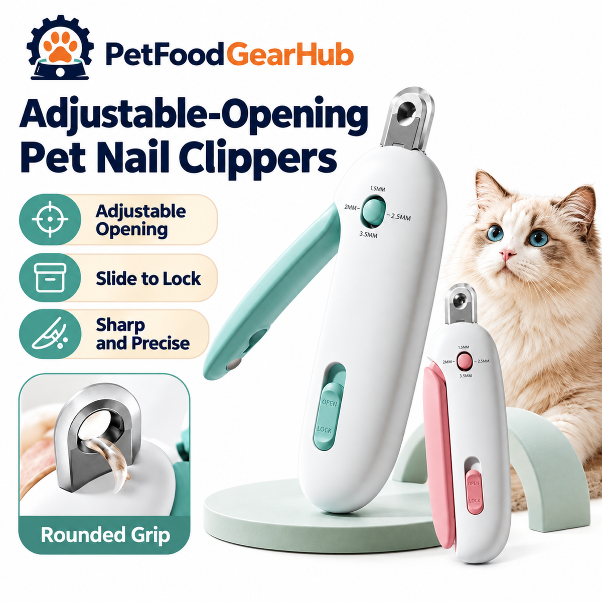 PetFoodGearHub pet nail clippers product view