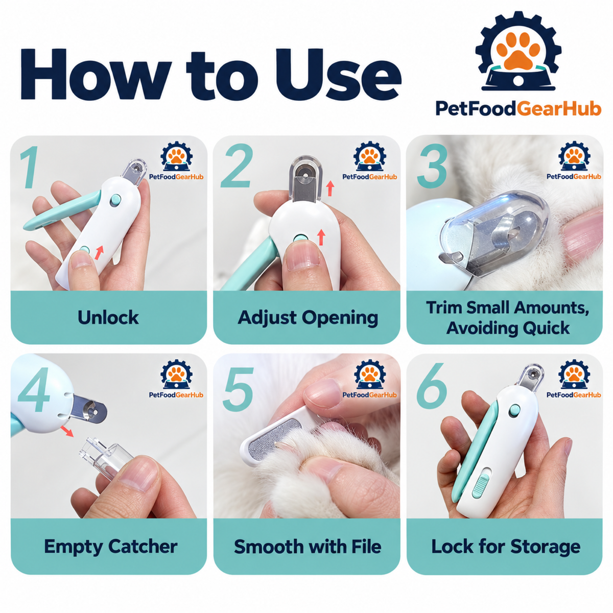 PetFoodGearHub pet nail clippers product view