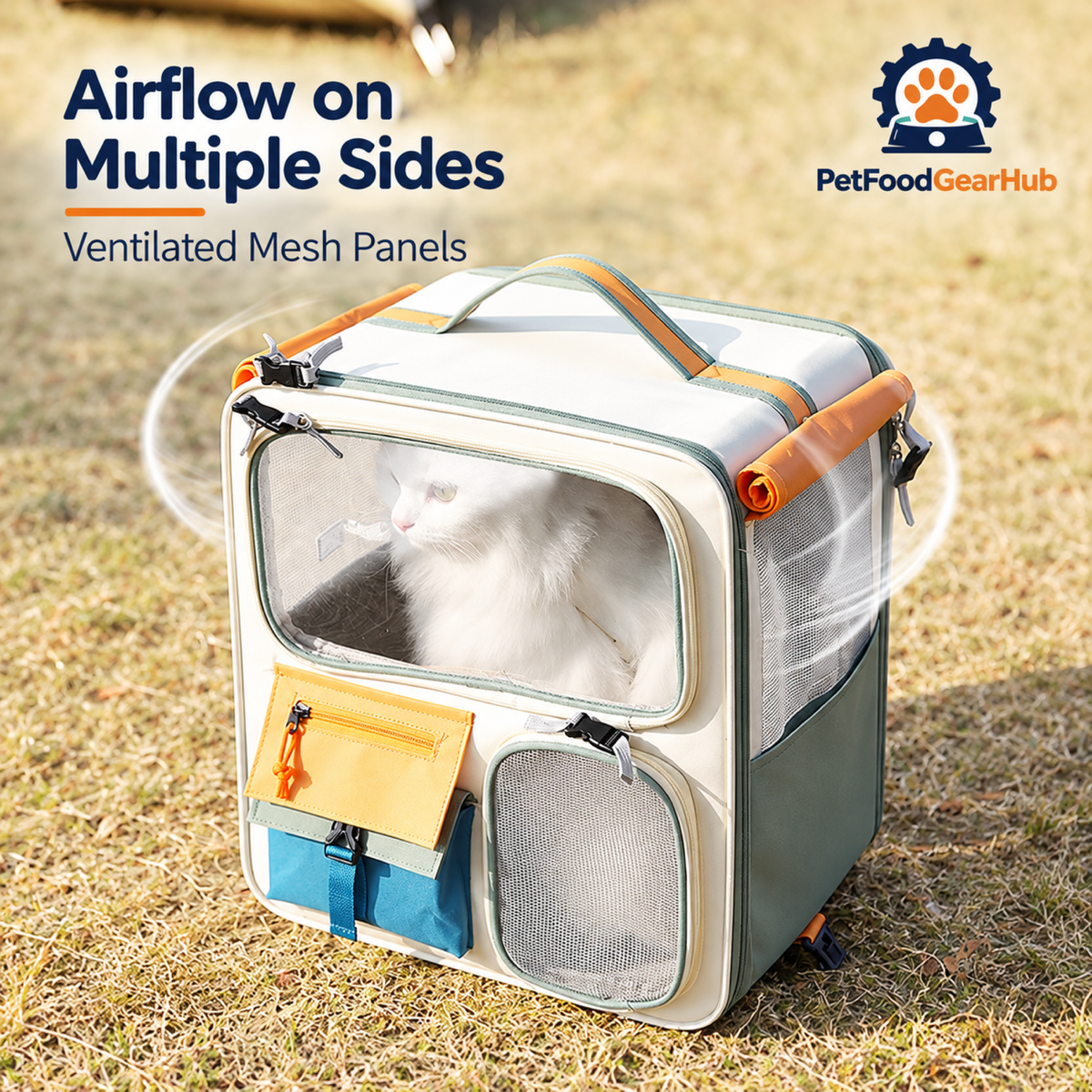 PetFoodGearHub Rolling Pet Carrier with Telescoping Handle - product details