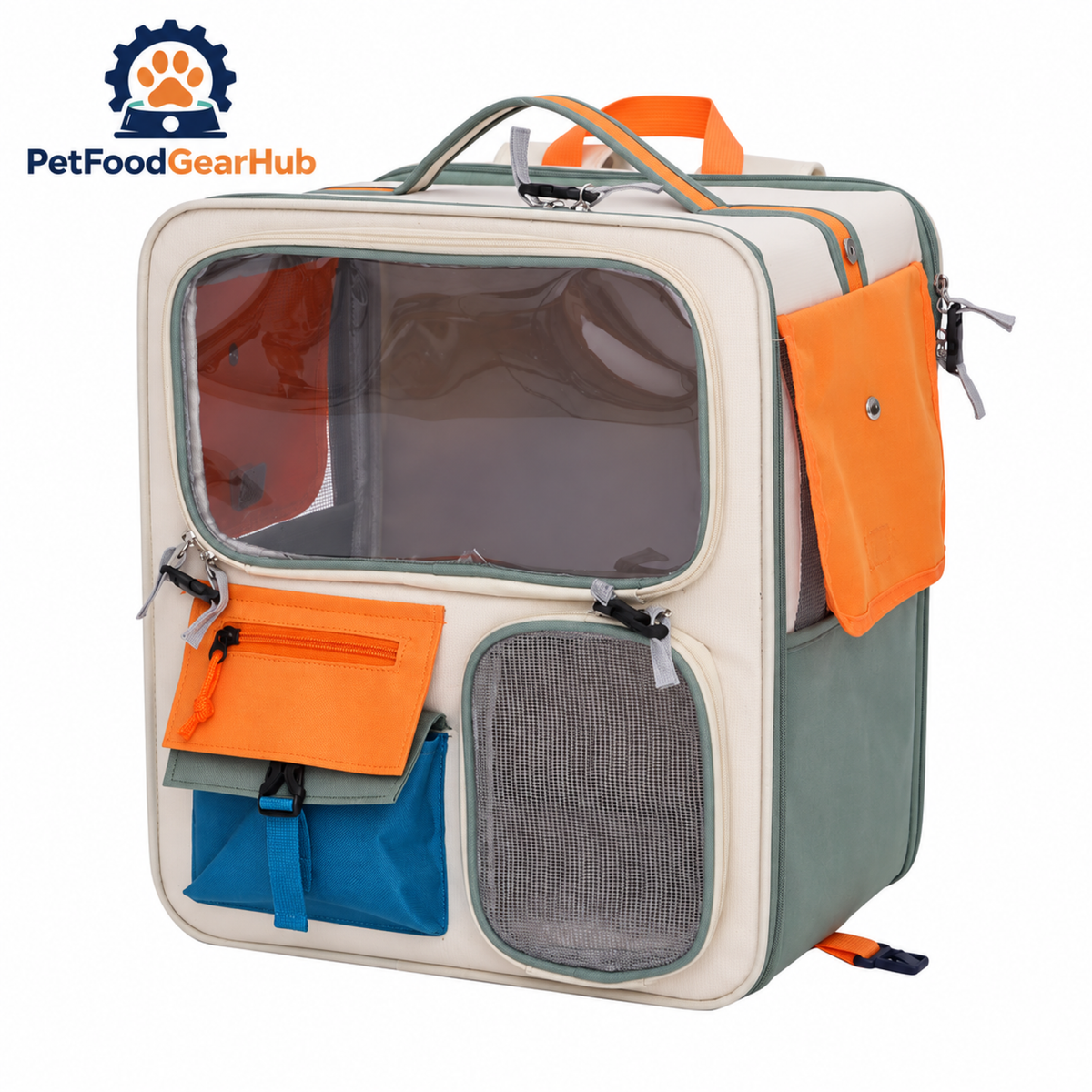 PetFoodGearHub Rolling Pet Carrier with Telescoping Handle - product details