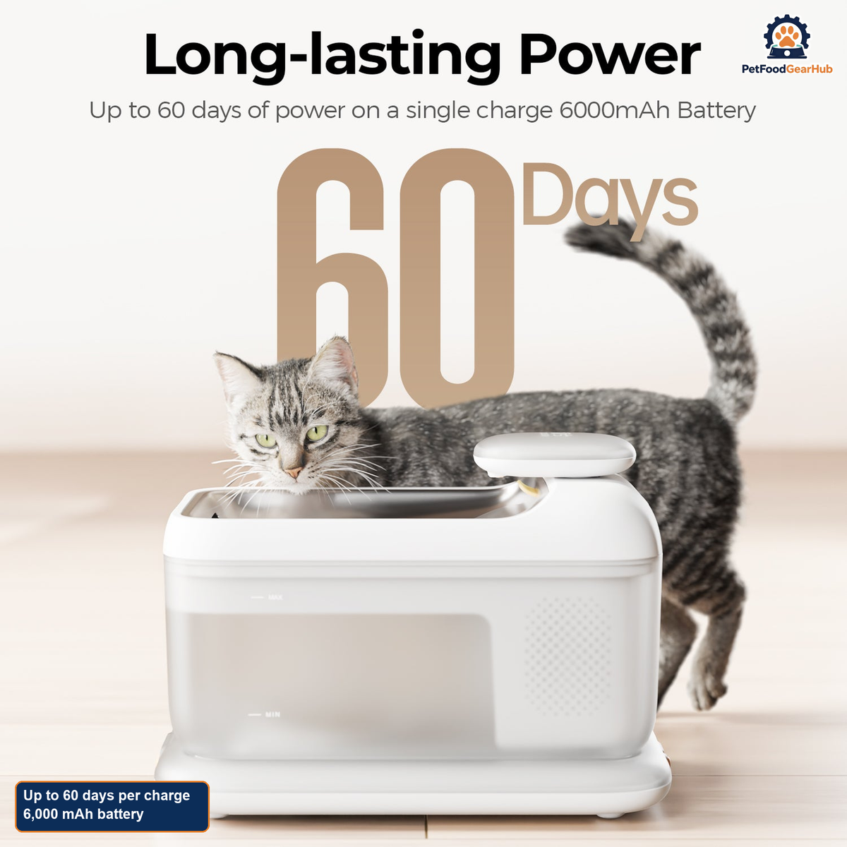 PetFoodGearHub S7 Air Cordless Pet Water Fountain - product image 7