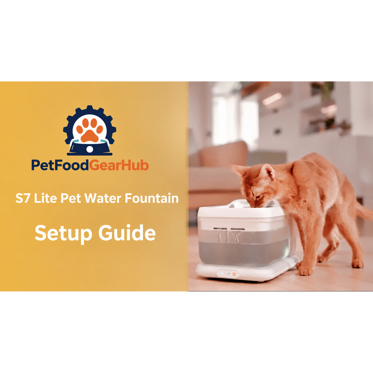 PetFoodGearHub S7 Lite Pet Water Fountain - product image 9