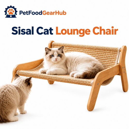 PetFoodGearHub Sisal Cat Scratcher Lounge Chair - 54 cm - product view