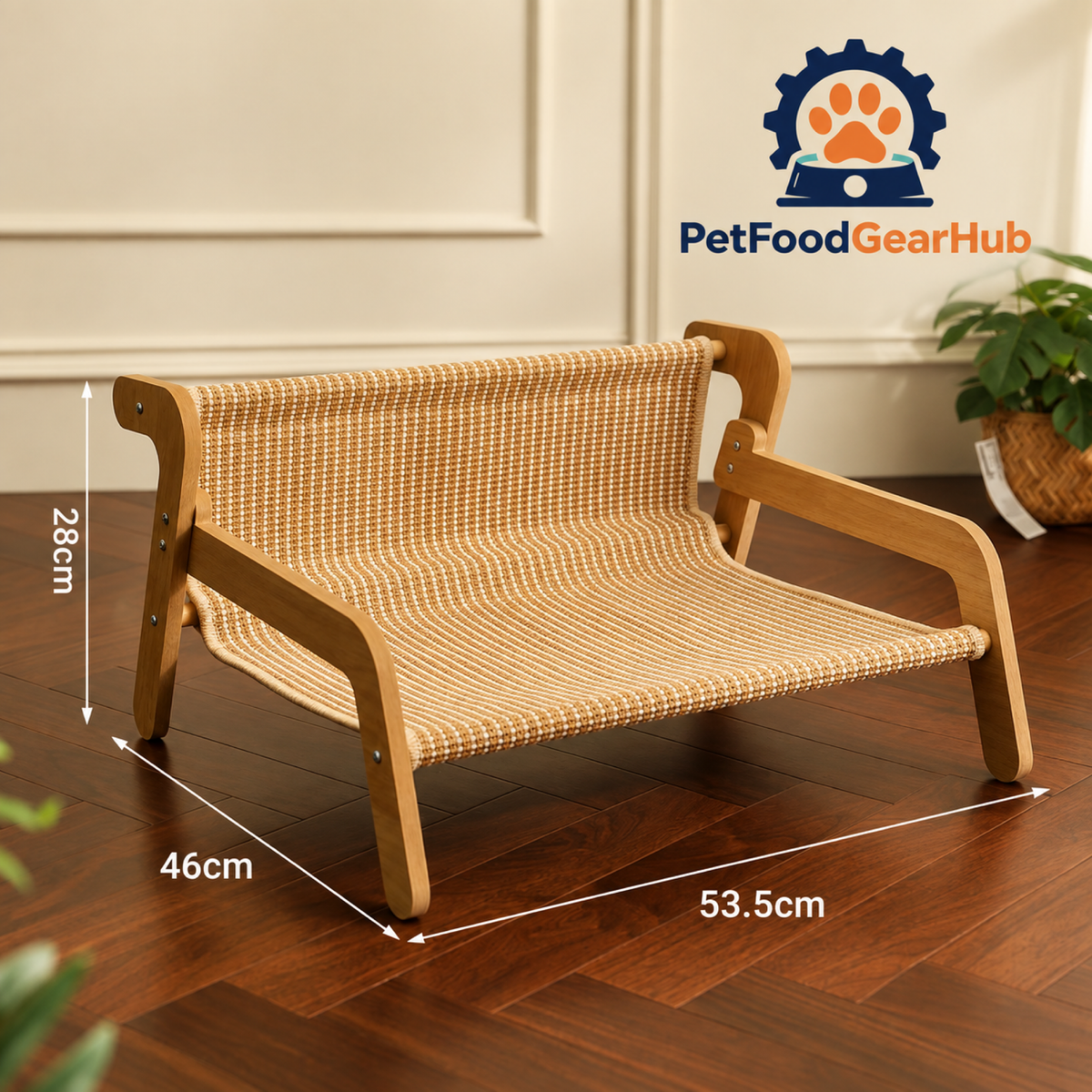 PetFoodGearHub Sisal Cat Scratcher Lounge Chair - 54 cm - product details