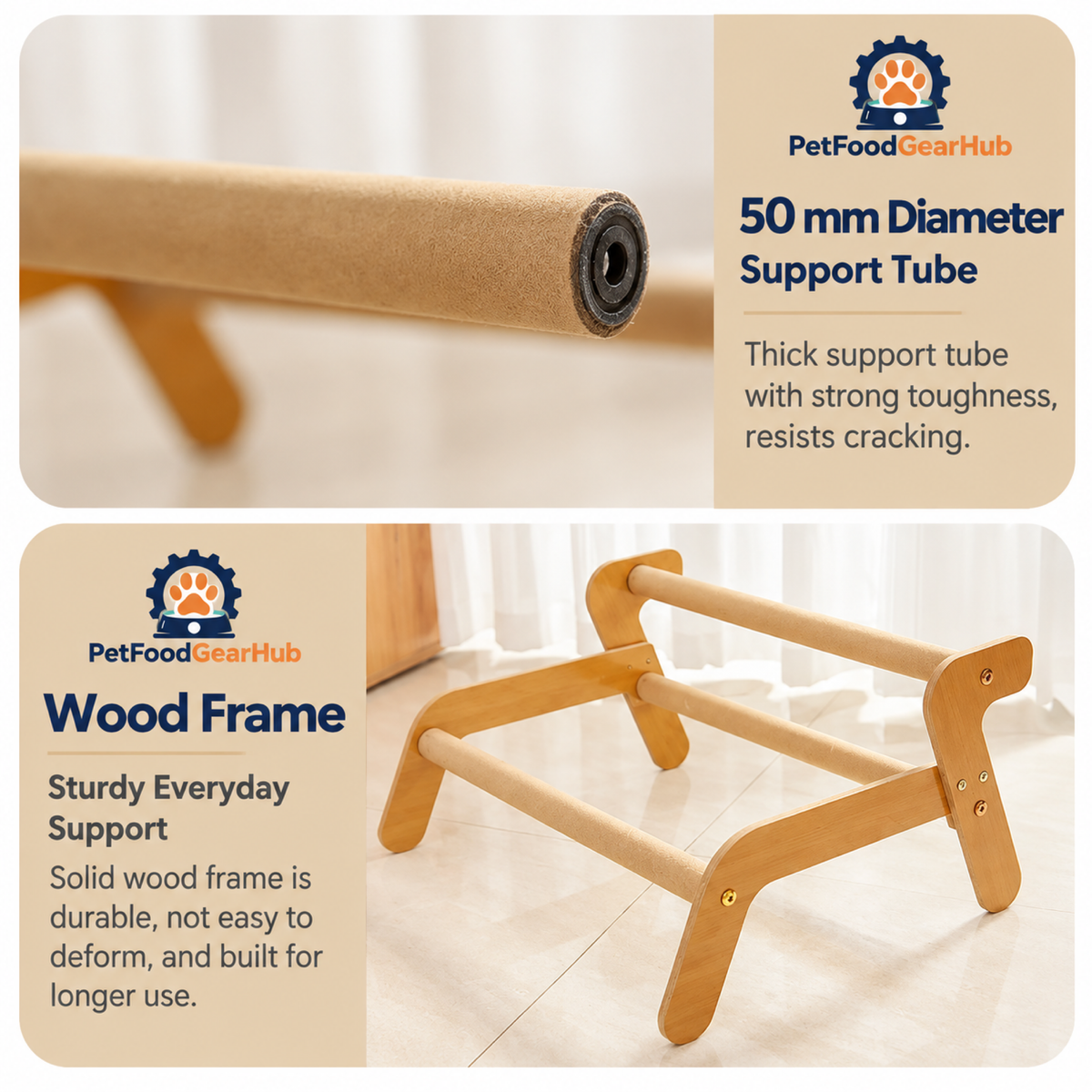 PetFoodGearHub Sisal Cat Scratcher Lounge Chair - 54 cm - product details