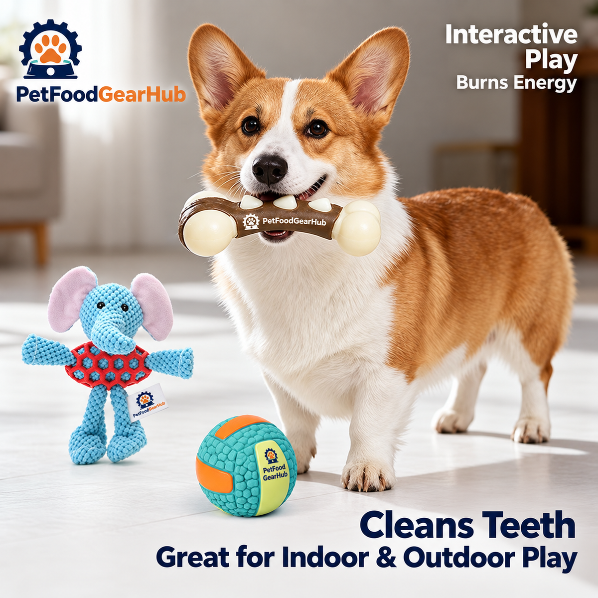 PetFoodGearHub small sports balls and dog toys
