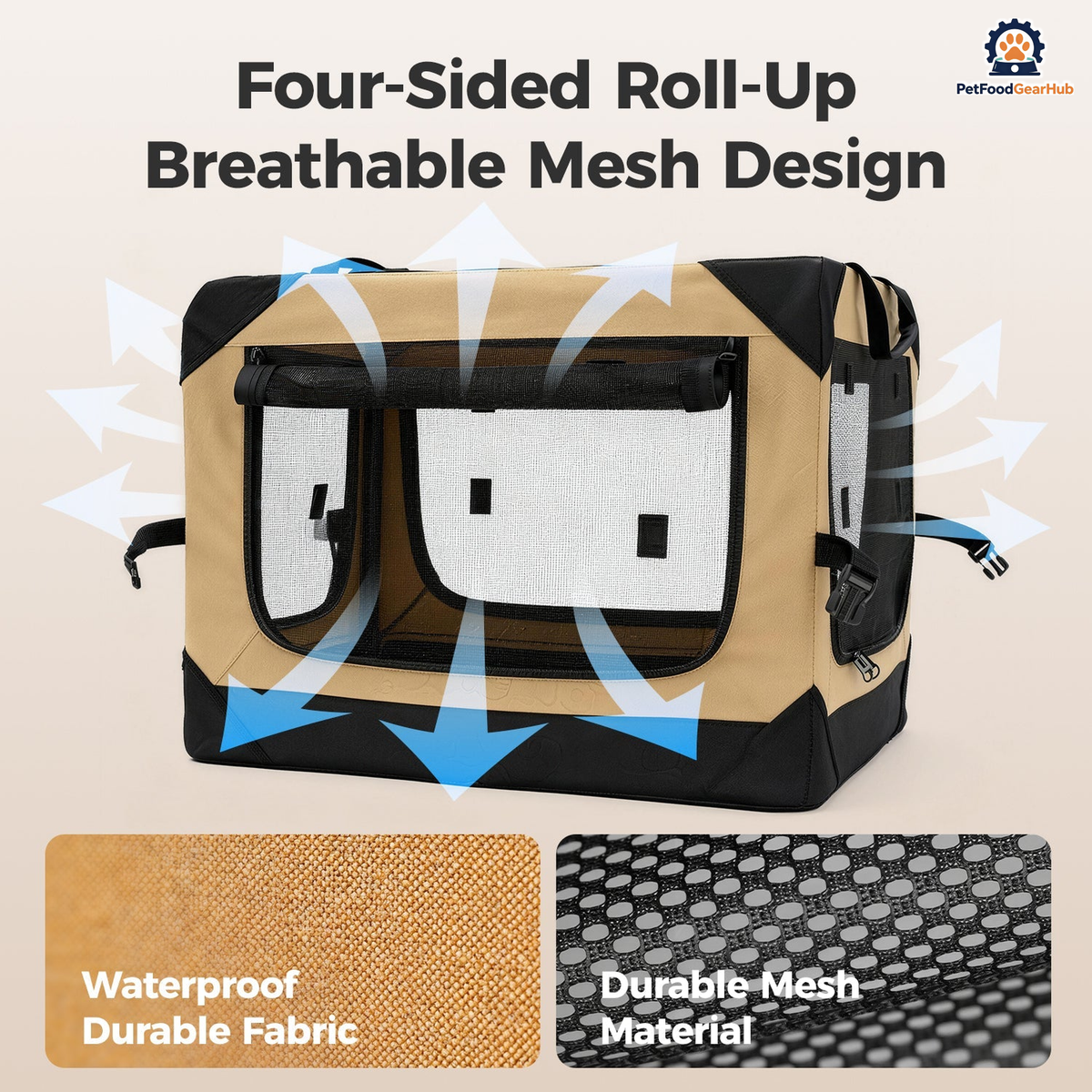 PetFoodGearHub Soft Collapsible Dog Crate - product image 5