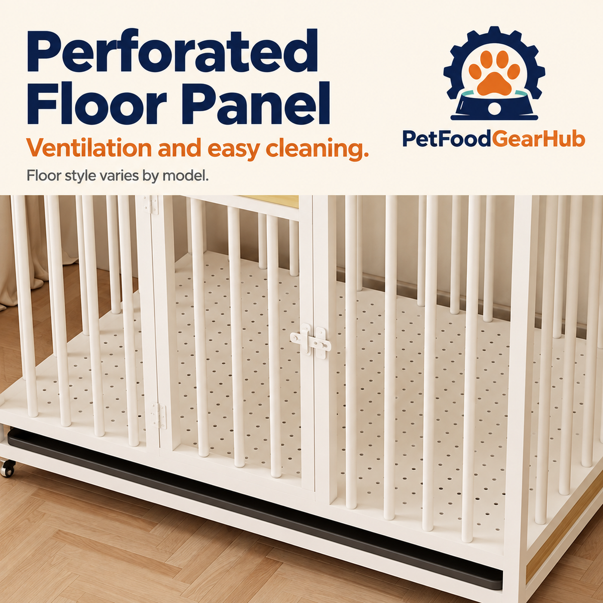 PetFoodGearHub Dog crate perforated base