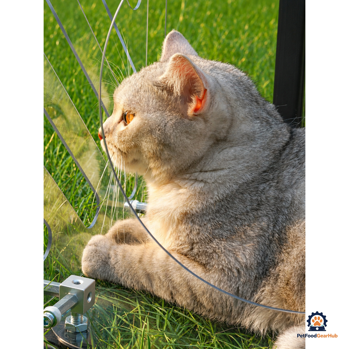 PetFoodGearHub Transparent Pet Rolling Carrier - product view 2