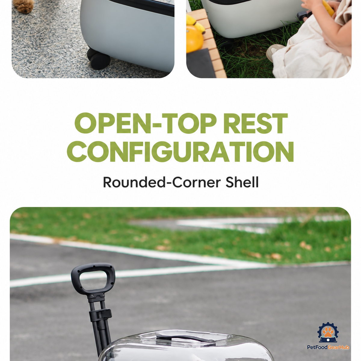 PetFoodGearHub Ventilated Pet Rolling Carrier - product view 16